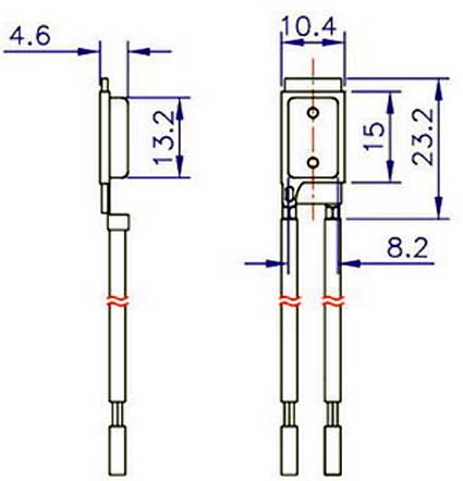 17am Motor Thermal Protector Dimensions
