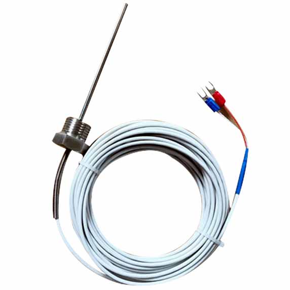 Hot runner thermocouple temperature sensing wire