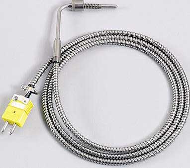 Sensor de resistencia térmica y termopar.
