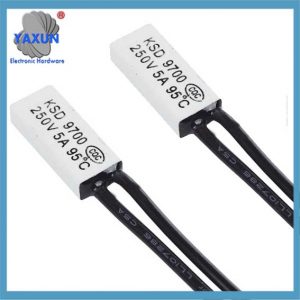 KSD9700 250V 5A 45℃ Пластмасов термостатичен сензор за температура NC
