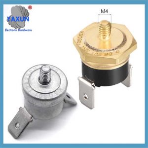 M6 M5 M4 шестоъгълна медна глава 10A 15A 16A 250V KSD301 Керамичен биметален термичен превключвател