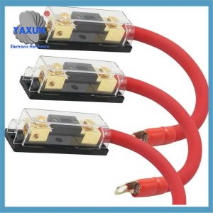 OFC 200 Amp ANL Gold Terminal Fuse Holder Battery Installation Kit