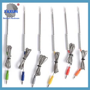 Oven temperature sensing application temperature sensor with silicone sleeve, Edelstahlsonde
