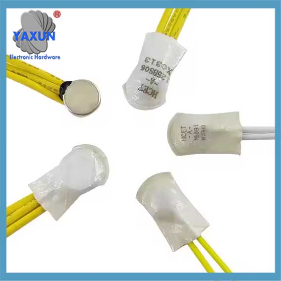 코일 모터 변압기 펌프용 S06 시리즈 버튼형 열 보호기 S06 series button type thermal protector for coils motors transformers pumps