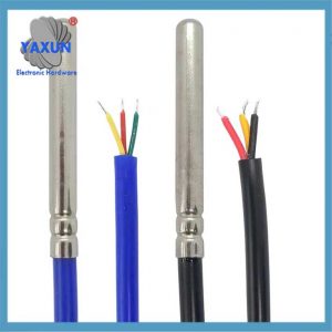 DS18B20 Temperature Sensor Probe 304 Edelstahl 6 * 50MM OD 5.0MM Waterproof Dustproof PVC SL Sensors Cable 1M Length