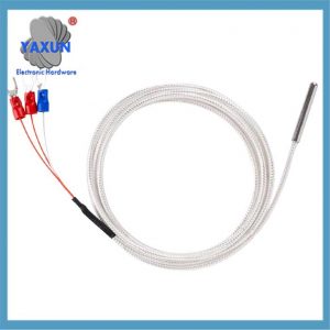 RTD PT100 Temperatursensorsonde - 3-Draht digitaler Edelstahl 4x30mm Temperatursensor 2M-78,74 Zoll lang - Messen Sie den Bereich -50 ° C bis 200 ° C. - Wasserdicht, Ölfest und korrosion