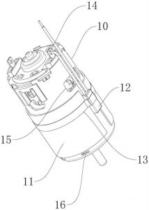 Installation method of built-in motor thermal protector