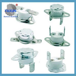 Normal open KSD301 temperature switch bimetallic temperature sensing element