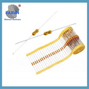 2.4 * 7mm axial Lead Green, Yellow Resistor Slow Blow Fuse