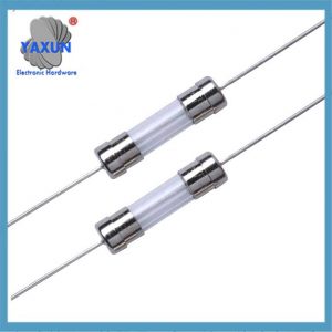 5 * 20mm Axial Glass Fuse Quick Fast Break 250V with Lead Wire 0.5A-25A
